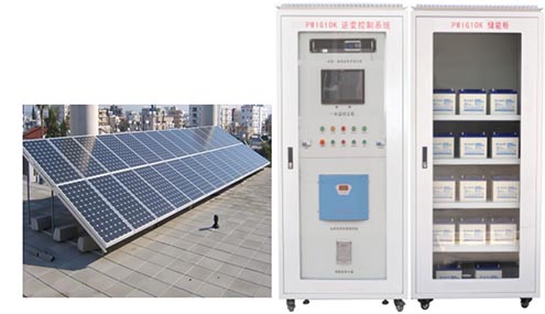 HYGF-7光伏發電儲（chǔ）能係統及微網實訓設備